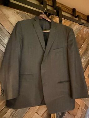Calvin Klein Men's Dark Charcoal Gray Sport Coat Blazer
